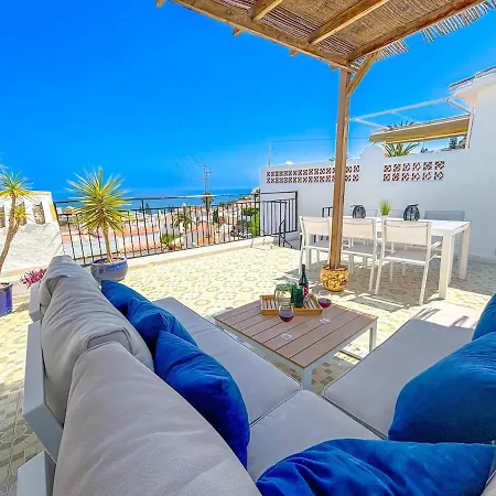 Feriehus A2407 Charming Townhouse With Sea Views And Pool